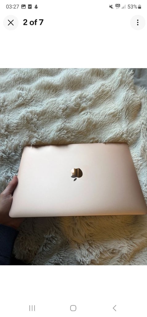 image for Apple MacBook Air 13.3-inch. Rose gold color 