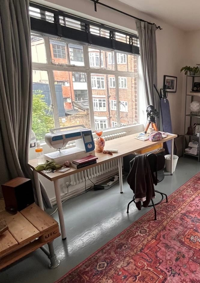 image for Long IKEA desk 