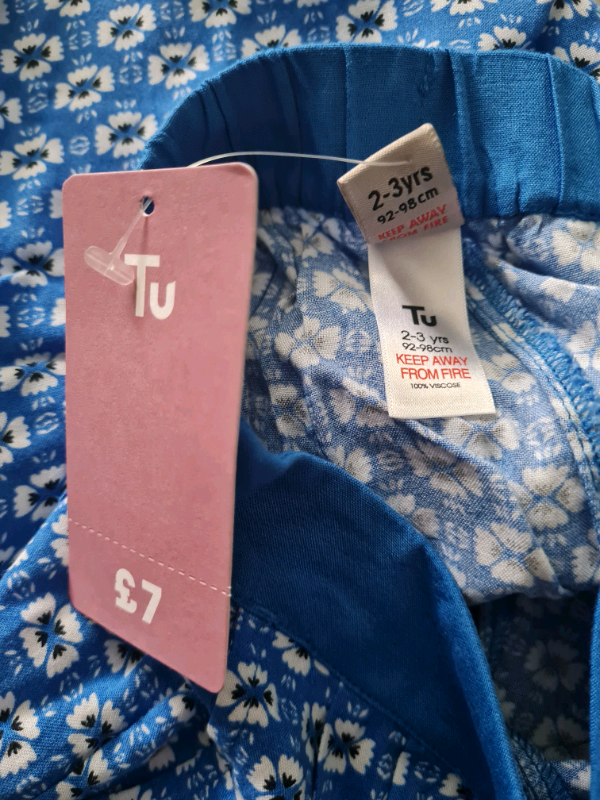 Girls Thin Summer Trousers
