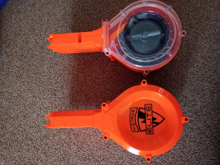 NERF gun bundle. Rhinofire Rare* barely used all new batteries!