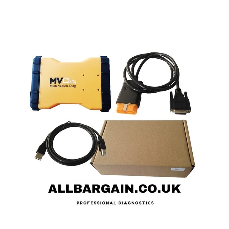 MVDiag OBD2 Multi Vehicle Diagnostic Tool With Bluetooth