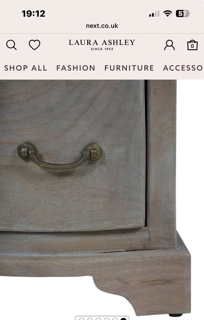 Laura Ashley bedside table 