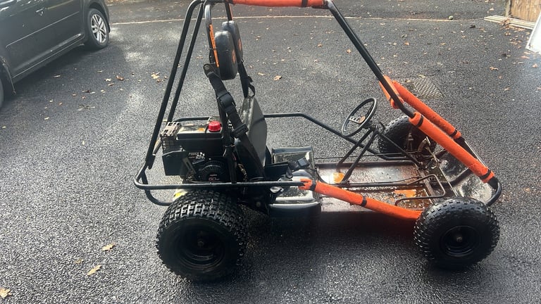 Kids 6hp 2 seater go kart 