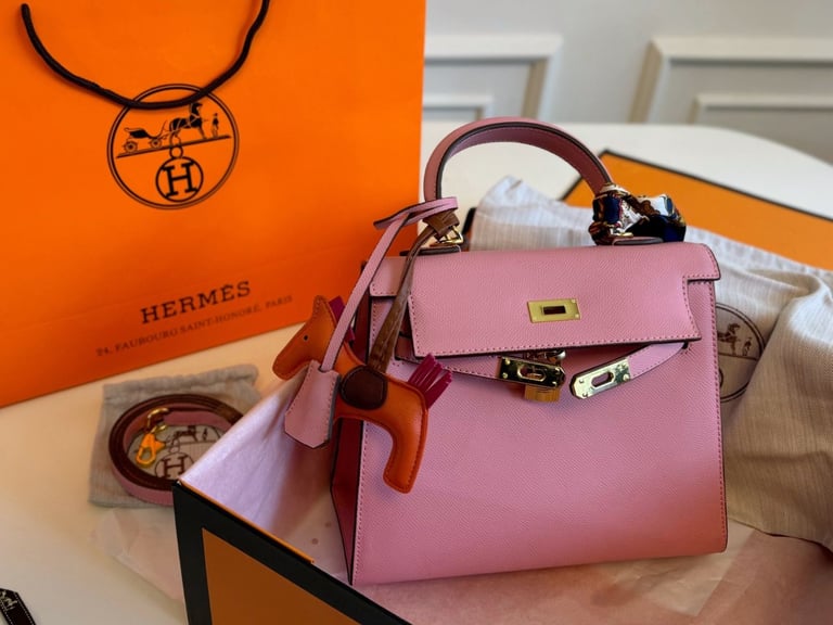 image for Hermes pink birkin bag