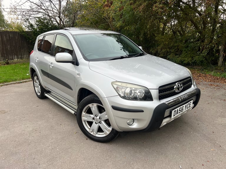 2006 56 Toyota Rav4 S/Roof Leather Keyless 2 Keys Sat Nav Alloys Steps 1 Owners Full Mot SH Rav 4 