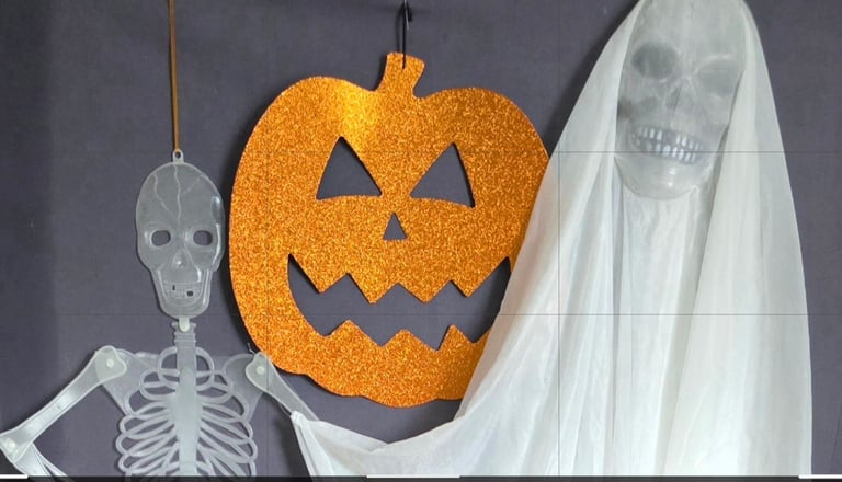 Selection of Halloween Decorations 