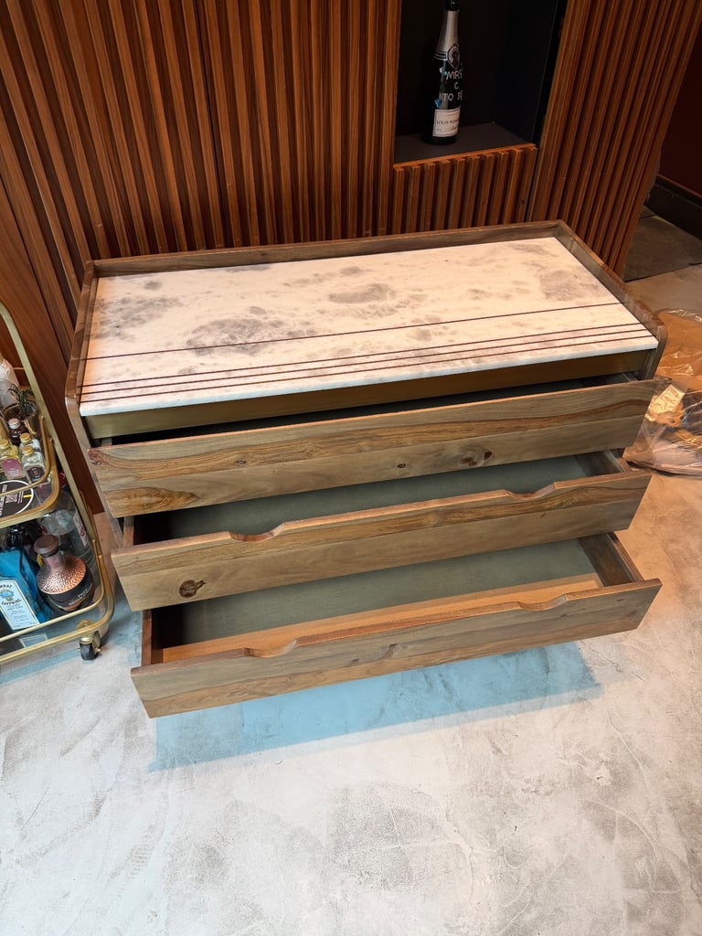 image for Deco Marble Chest of Drawers