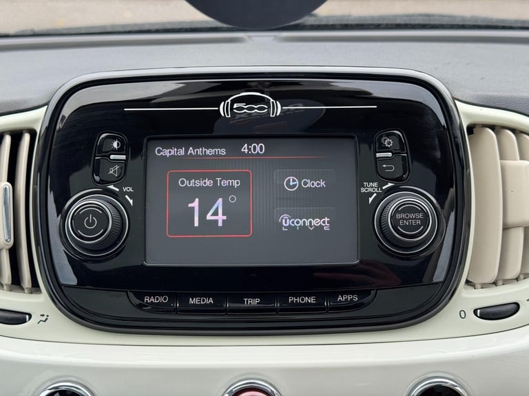 2018 Fiat 500 1.2 Lounge 3dr Dualogic HATCHBACK PETROL Automatic