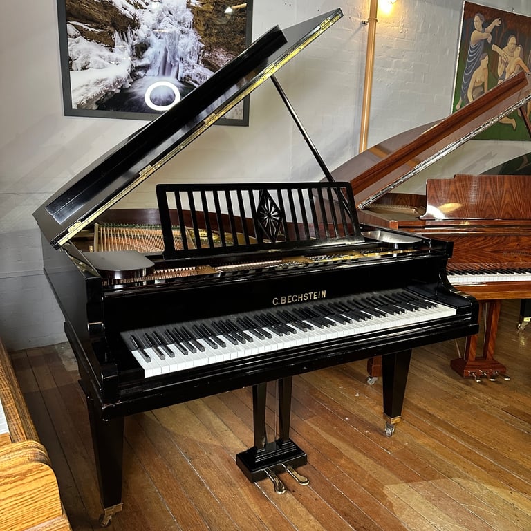 Restored Bechstein Model L Baby Grand Piano Black | Delivery, Warranty, Stool, Tuning