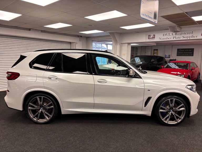 HUGE SPEC BMW X5 M50d XDRIVE QUAD TURBO DIESEL EURO 6 AUTO *WHITE PEARL*RARE X5