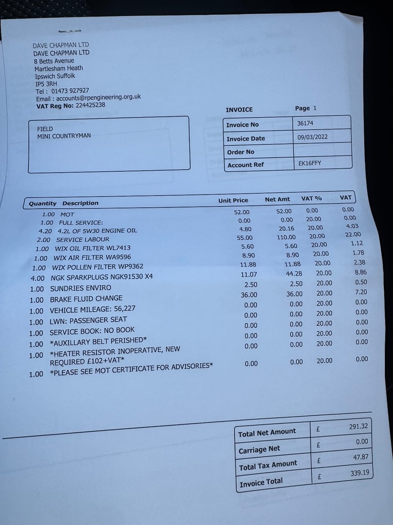 Mini Countryman Cooper 2016 Petrol Ulez