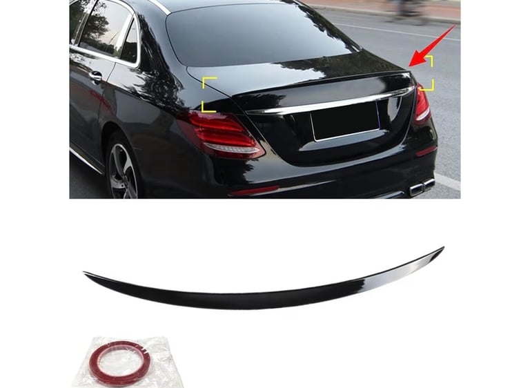 Rear Boot Trunk Spoiler Wing for Mercedes E-Class 2017-2023, E180/ E200/ E300/ E350/ E400/ E43