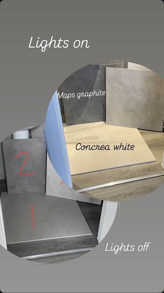 Concrea white tile 80*80 x12