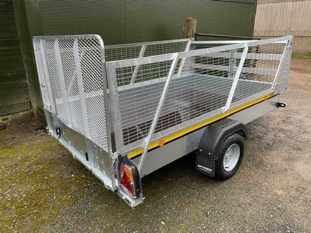 image for General Purpose 8' x 5' 750kgs UnBraked Trailer with Mesh Extension Sides - Bateson B85