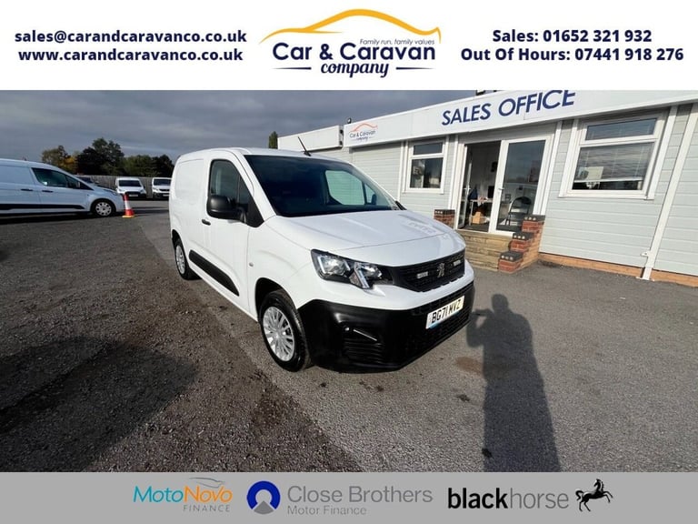 2021 71 PEUGEOT PARTNER 1.5 BLUEHDI 650 PROFESSIONAL PREMIUM STANDARD PANEL VAN 