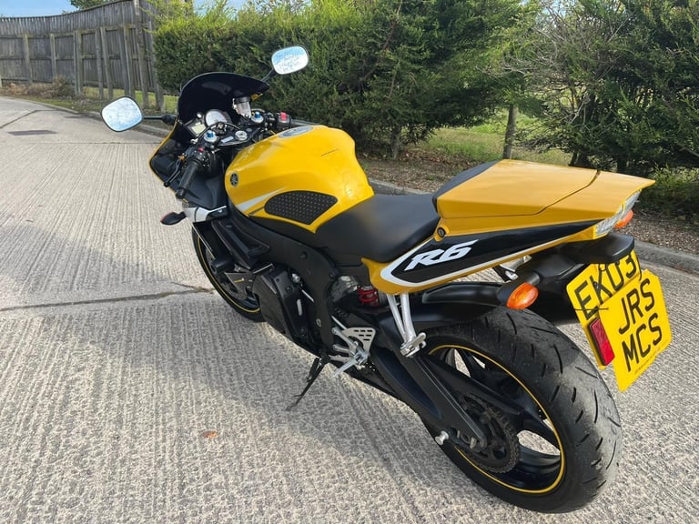 2003 03 YAMAHA YZF R6 SPECIAL LTD EDITION YELLOW YZFR6 SUPERSPORTS 600 SPORTS 