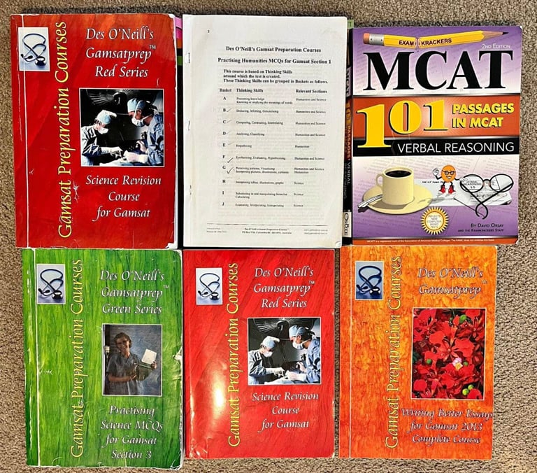 GAMSAT Des O’Neill, Acer and Fraser’s material 