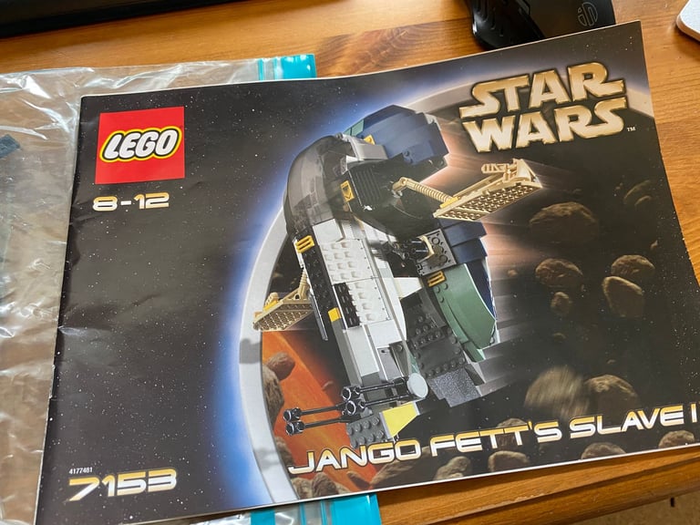 LEGO STAR WARS 7153 SLAVE 1 (2002) COMPLETE WITH INSTRUCTIONS & MINI ...