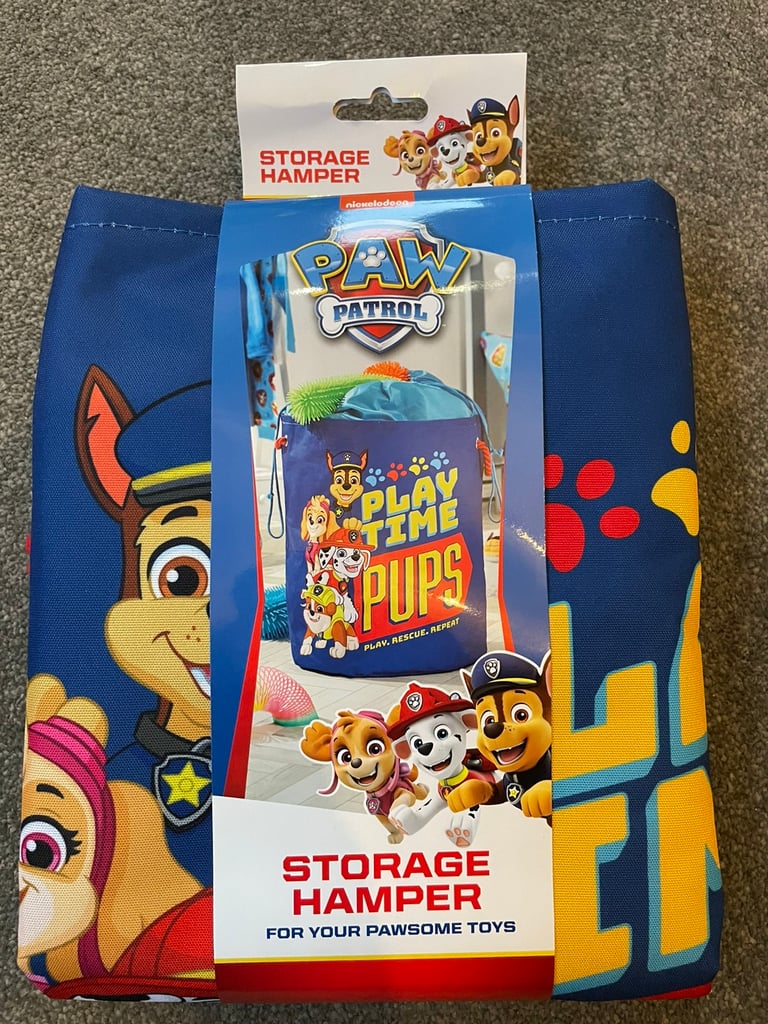 Paw Patrol Storage Hamper Nickelodeon New. Ideal for toy storage New