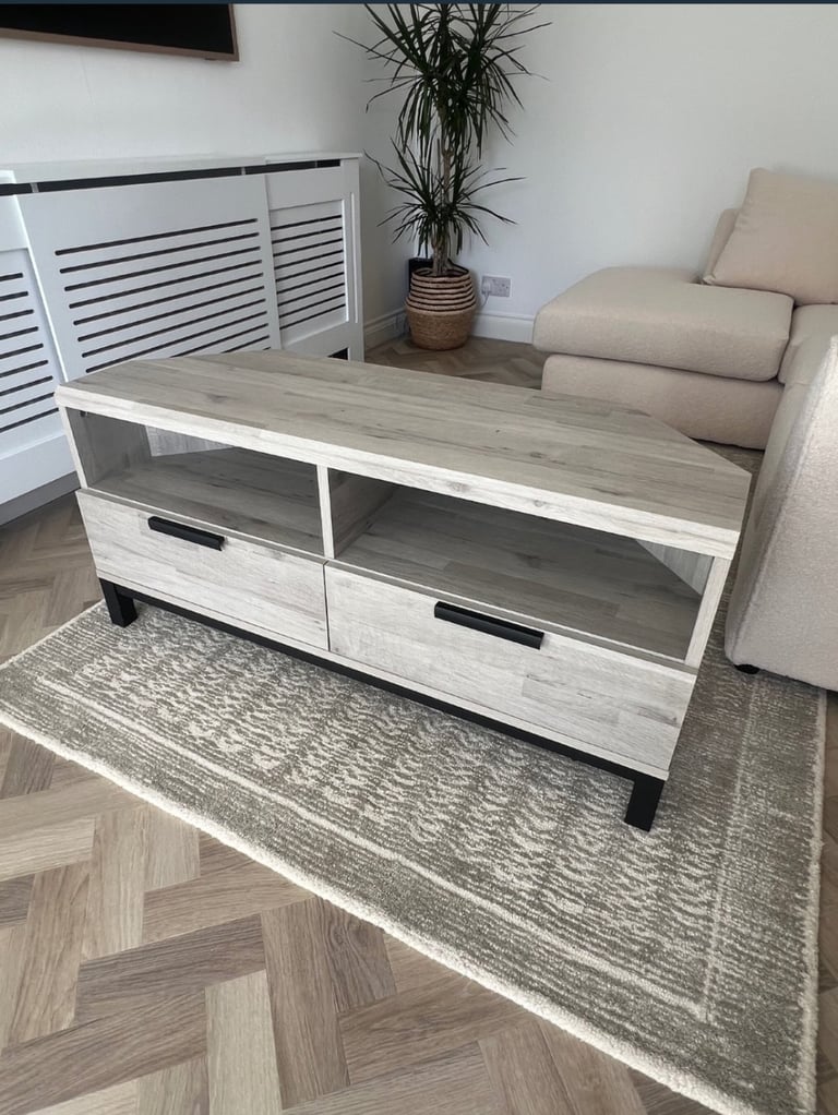 Next Bronx Corner TV Unit Grey