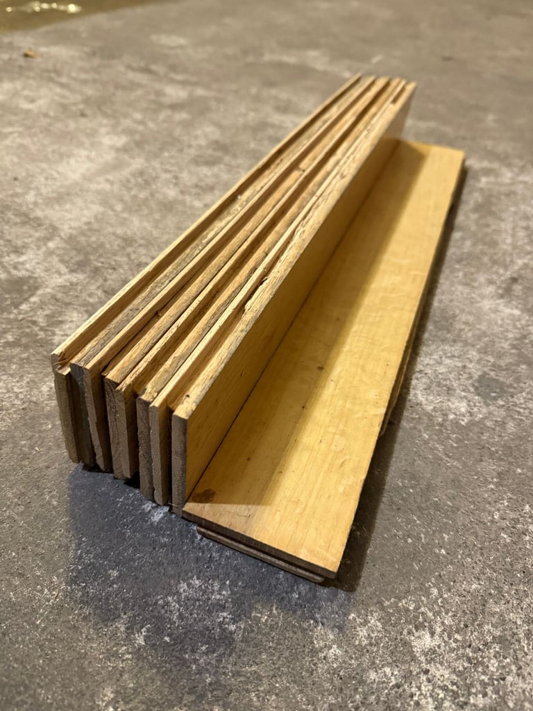 🌿 O507POZ — Reclaimed Oak GYM Parquet Flooring (50 × 7 cm) @wood_job_uk