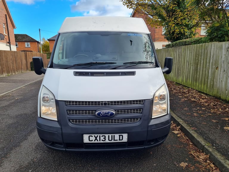Truly Outstanding 2013 Ford Transit Short Wheel Base Semi High Roof Side Loading Door