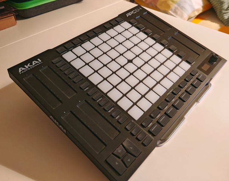 Akai APC64 Midi controller. 