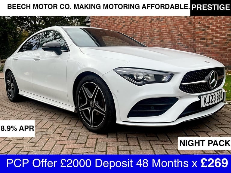 image for 2023 Mercedes-Benz CLA 1.3 CLA180 AMG Line (Executive) Coupe 7G-DCT Euro 6 (s/s) 4dr COUPE Petrol...