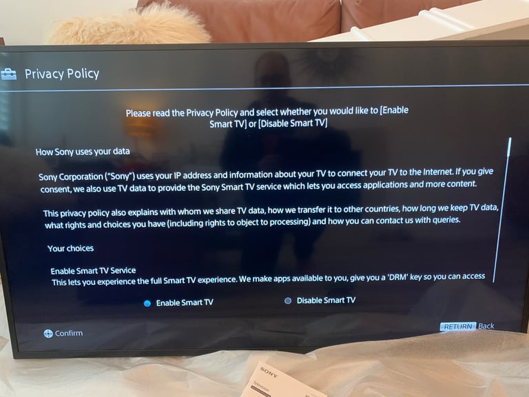 50" 2020 Sony smart TV  kdl-50wf663 TV television 