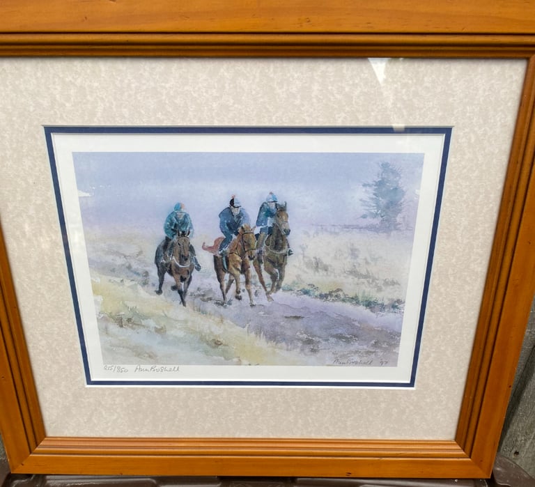 MORNING ON THE GALLOPS by Ann Bushell