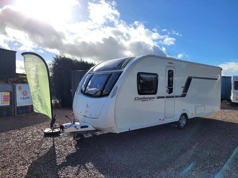 Swift Challenger Sport 584 2013 Single Axle 4 Berth - Motor Mover, Island Bed