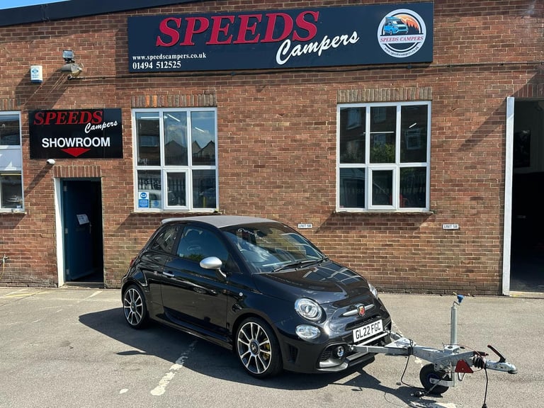 2022 Abarth 595C Turismo Convertible, Leather,Motorhome Tow Car (Braked) A Frame