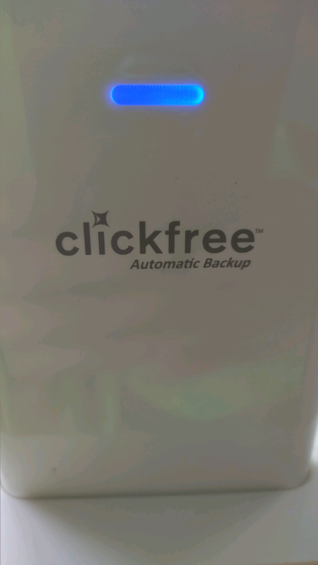 FREE Del. clickfree 320gb backup cradle external hdd portable apps usb