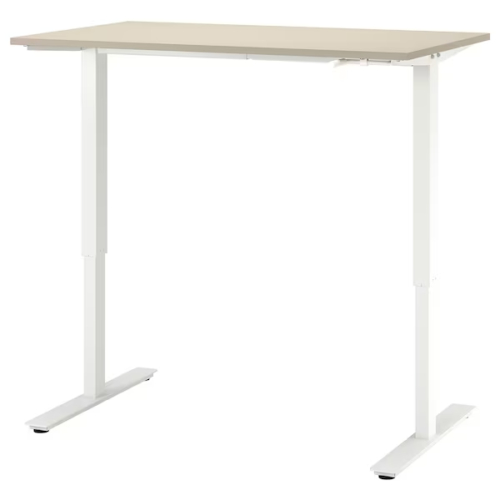 IKEA adjustable height  TROTTEN Desk sit/stand, white, 160x80 cm