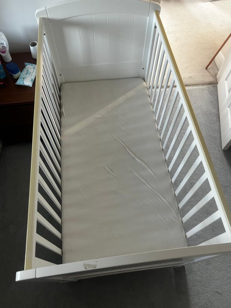 Must Go!  Boori cotbed  with John Lewis mattress