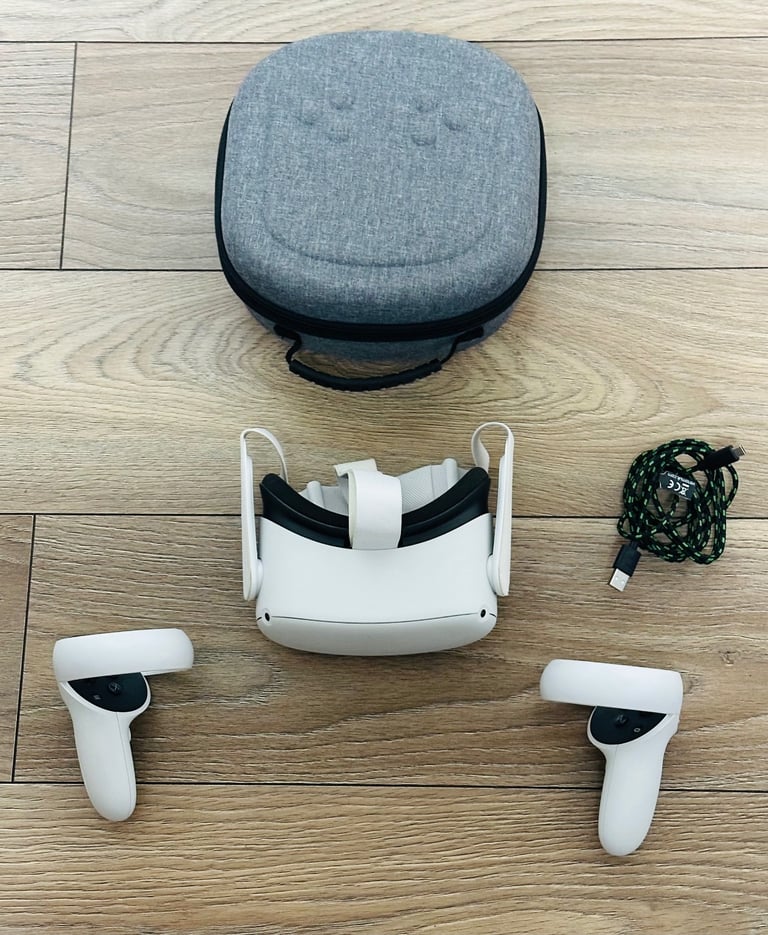 image for Meta Oculus Quest 2 - 128GB - Good Condition - Case