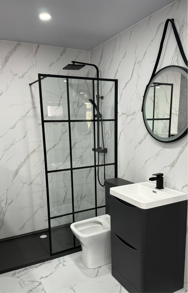 image for Wet wall bathrooms or tiled from just £2999