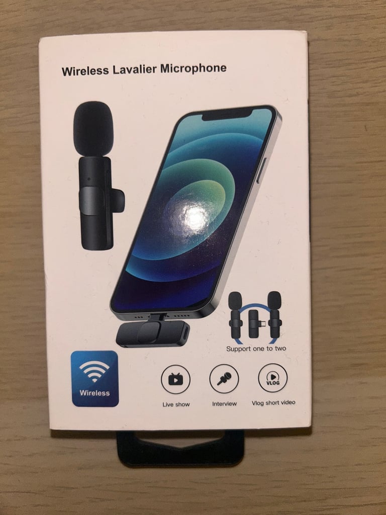 image for Wireless Lavalier Microphone for iPhone/ipad 