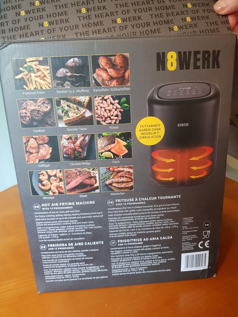 Digtal Air Fryer 3L,1300W