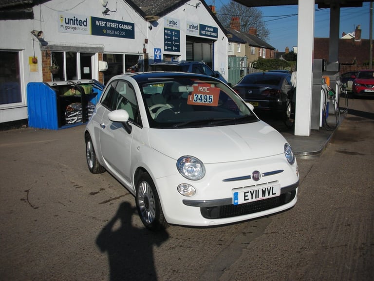 2011 Fiat 500 1.2 Lounge 3dr [Start Stop] HATCHBACK Petrol Manual