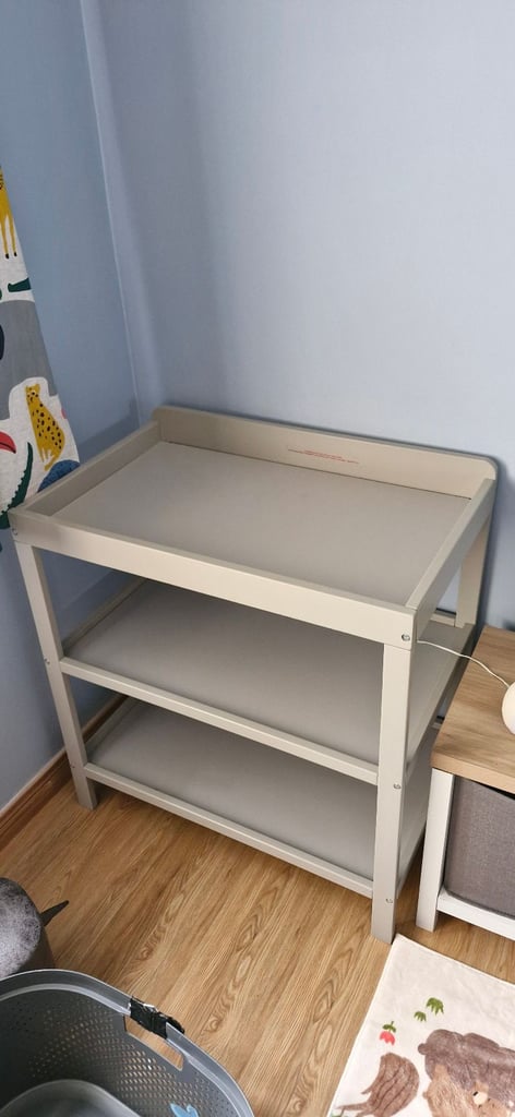 image for Grey baby changing table