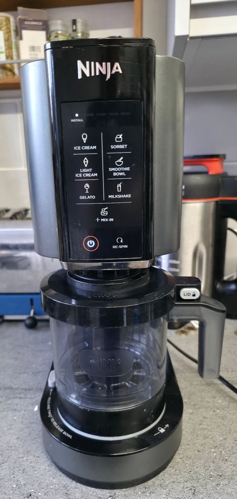 image for Ninja CREAMi Ice Cream & Frozen Dessert Maker (NC300UK) + 8 Official Ninja Tubs