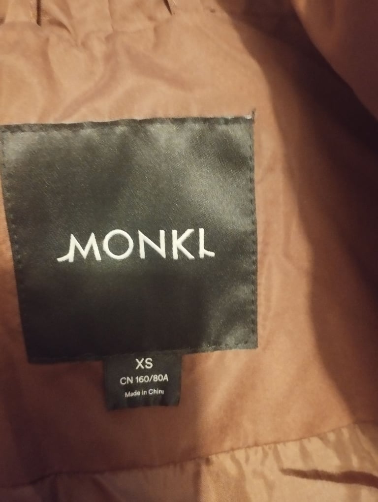 image for Monki brown jacket xs 