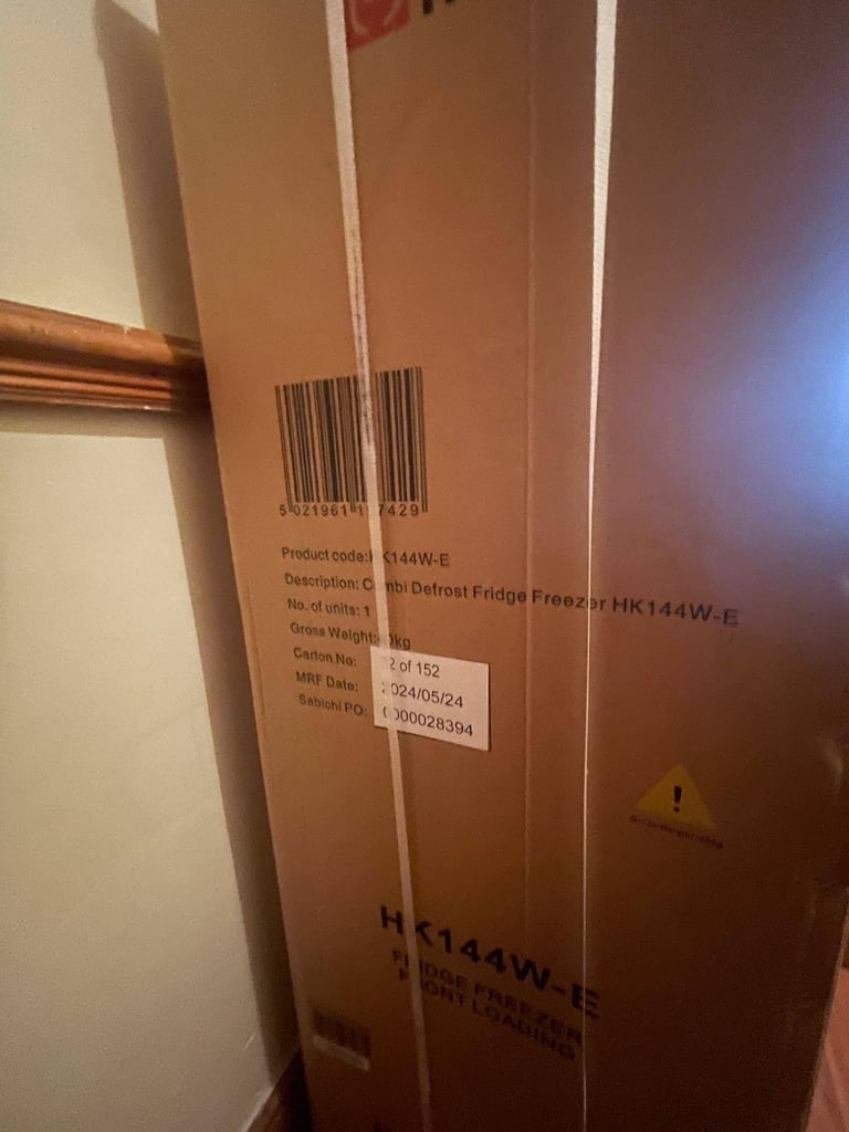 Haden HK144W-E White Defrost Fridge Freezer