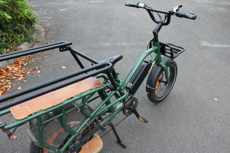 Mycle Electric Cargo bike bicycle  with accessories 
