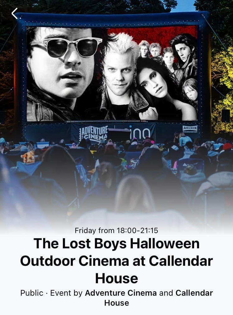 image for 2 x VIP Tickets for Lost Boys Movie at Open Air Cinema  