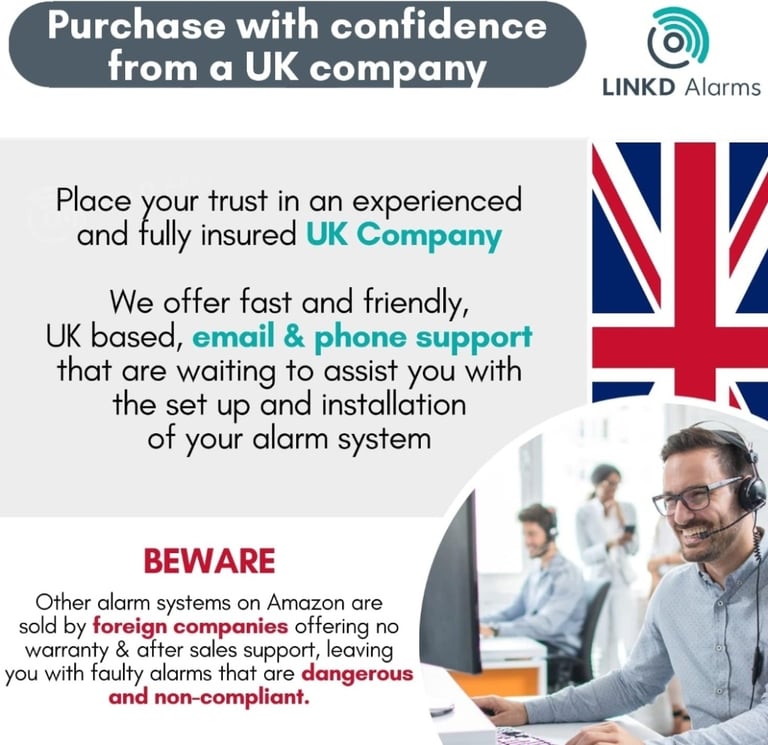 Wireless Interlinked Remote Control | LINKD Alarms 