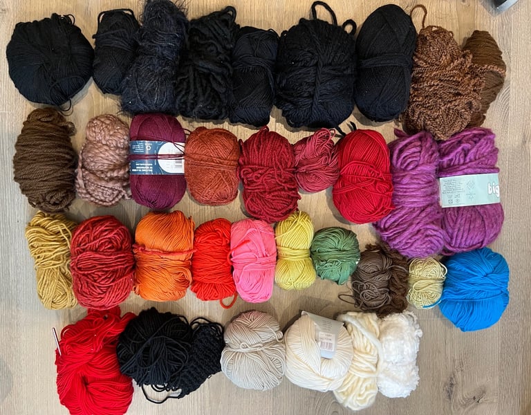 image for A Large Bundle of Yarn for Sale 