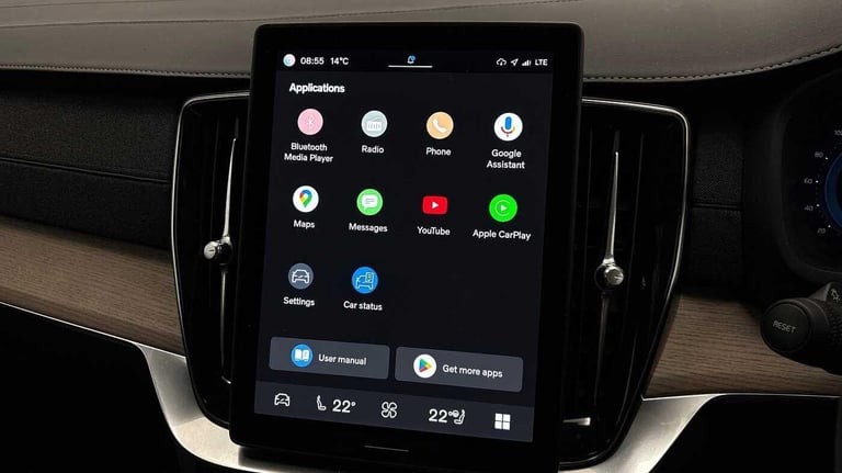 2025 Volvo XC90 Plus, T8 AWD Plug-in hybrid, Electric/Petrol, Dark, 7 Seats ESTATE Petrol/Electri...