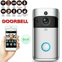 Wireless Wi-Fi Video Doorbell - Black - Brand New